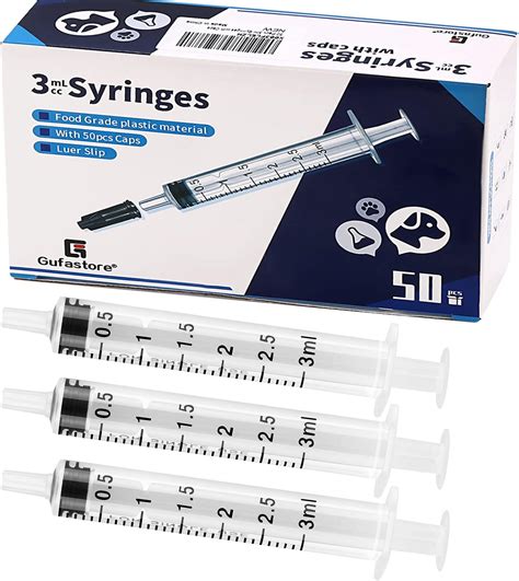 Monoject Oral Syringe 3ml Clear Box Of 100