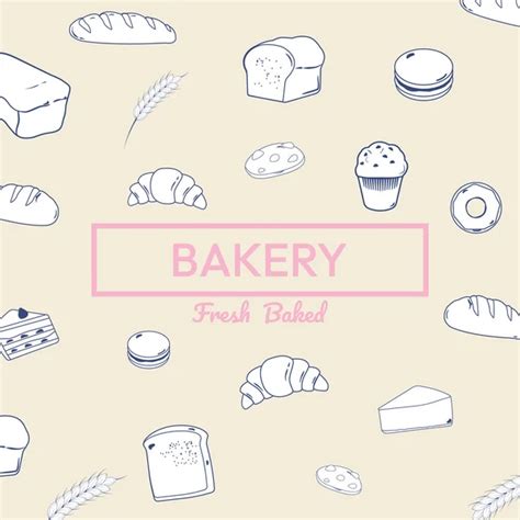 100000 Free Bakery Pattern Vector Images Depositphotos