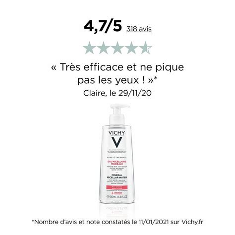 Vichy Puret Thermale Mineraal Micellair Water Gevoelige Huid Ml