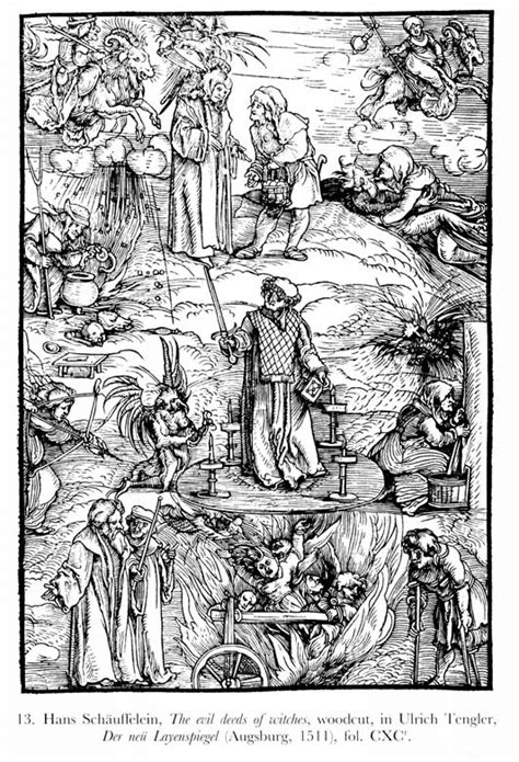 Hans Schäuffelein The Evil Deeds Of Witches Woodcut 1511 Download