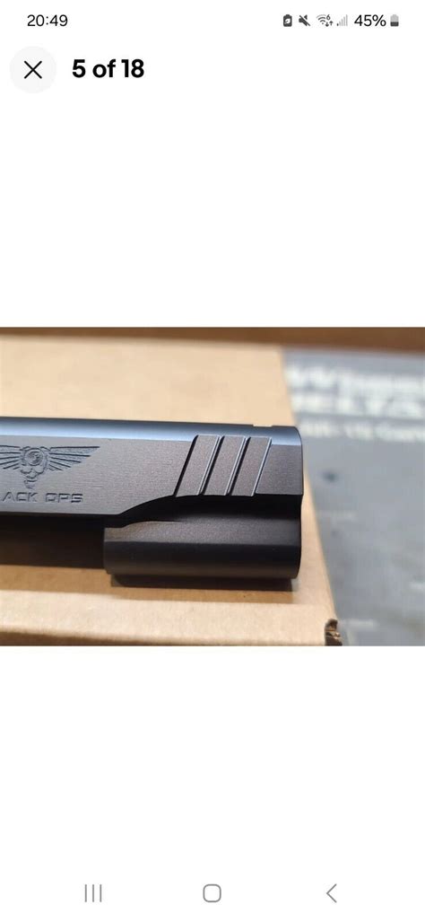 Nos Para Ordnance Black Ops Slide Acp Pvd Black Remington