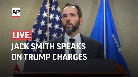 LIVE Special Counsel Jack Smith Speaks Following Trump Indictment