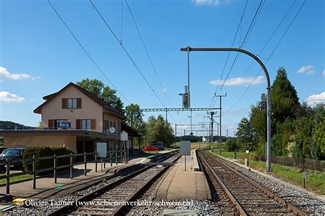 Bild Bahnhof Berg Schienenverkehr Schweiz Ch