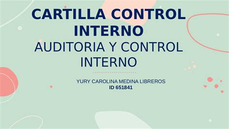 Calaméo Cartilla Auditoria Y Control Interno