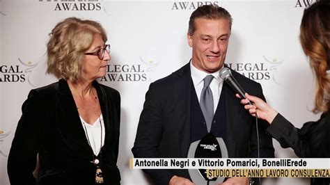 Antonella Negri E Vittorio Pomarici Bonellierede Toplegal Awards