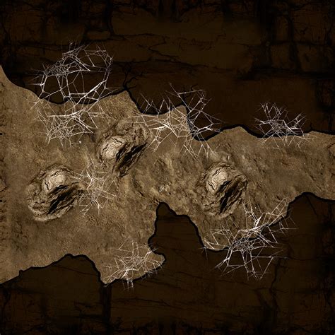 3d Printable Natural Mountain Caves Digital Terrain Battle Maps By