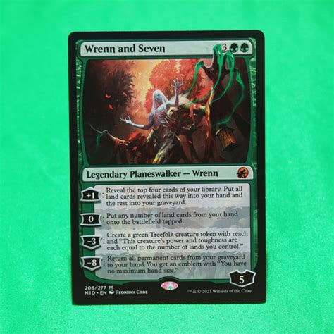 Wrenn And Seven Innistrad Midnight Hunt MID Mtg Proxy Magic The