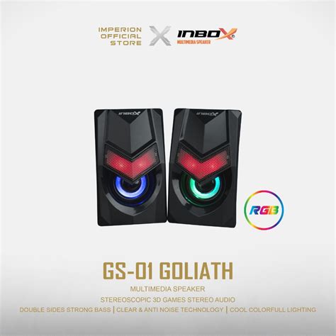 Jual Imperion Inbox Gs Goliath Gaming Speaker Rgb Shopee Indonesia