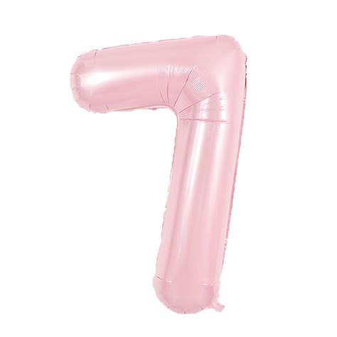 toniful   pastel pink number  balloon balloon big pink digital