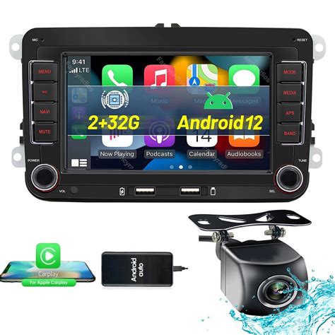 Radio Samochodowe 2 DIN 7 Android Volkswagen Skoda Seat CarPlay