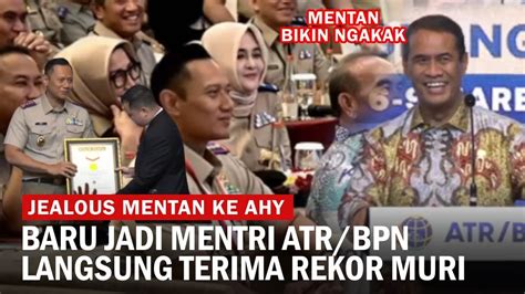 AHY BARU JADI MENTRI ATR BPN DAPAT REKOR MURI MENTAN AMRAN JEALOUS