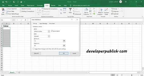 How To Remove Data Validation In Excel