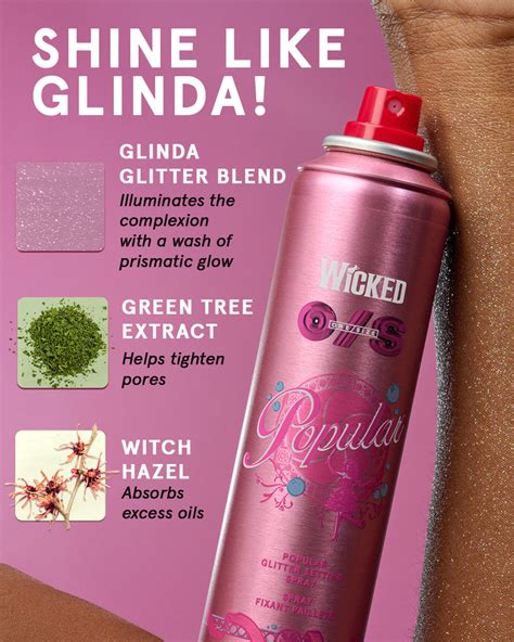 Wicked Popular Glitter Setting Spray Onesize By Patrick Starrr