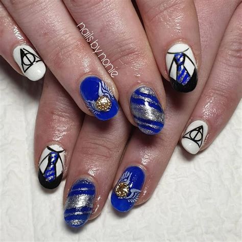 Harry Potter 10 Most Incredible Ravenclaw Nail Art Designs Manicura