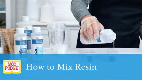 Mod Podge Resin How To Mix Resin Youtube