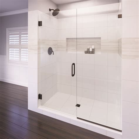 Celesta Frameless 38 Inch Glass Swing Door And Panel Shower Door Basco