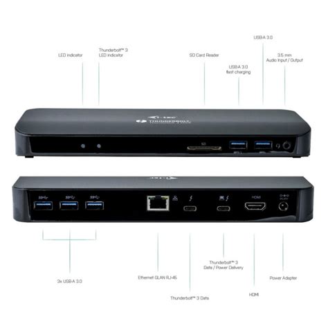 I Tec Thunderbolt 3 Dual 4k Docking Station Power Delivery