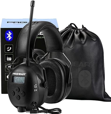 Prohear Upgraded Bluetooth Hearing Protection Headphones With Fm Am