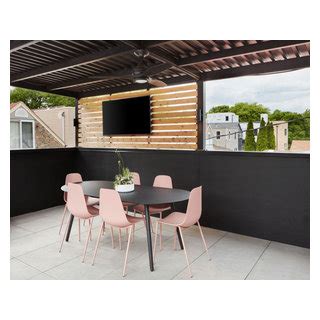 Pretty In Pink Modern Deck Chicago By Rooftopia Llc Houzz