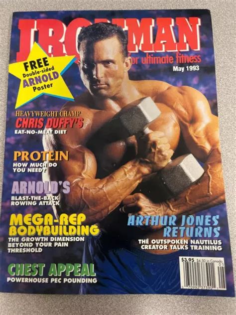 IRONMAN BODYBUILDING MUSCLE Magazine CHRIS DUFFY Arnold Schwarzenegger