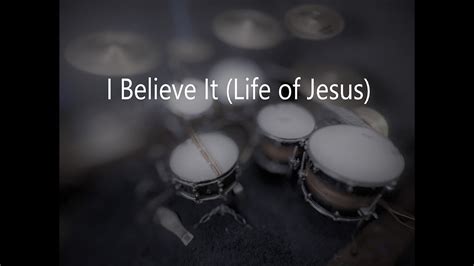 Jon Reddick- I Believe It (Life of Jesus)- Drum Cover