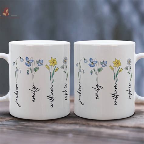 Flower Mugs Etsy