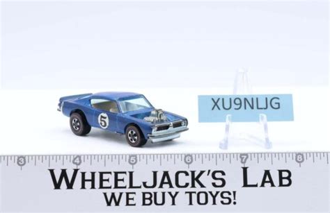 King Kuda Metallic Blue Redline Hot Wheels Mattel Vintage RL Wheeljack S Lab