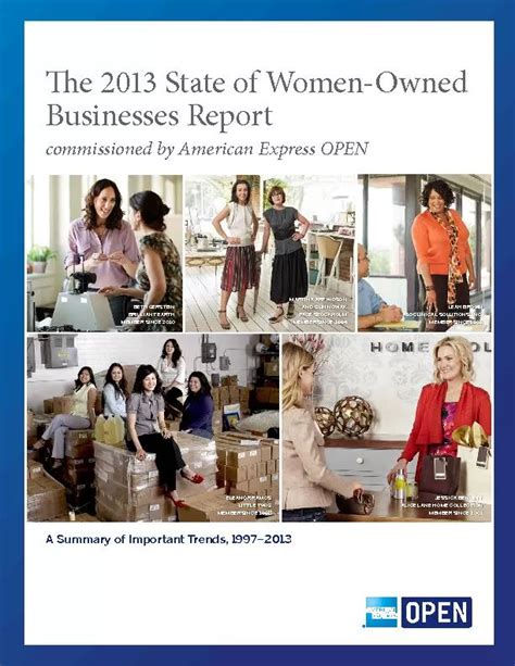 Pdf E 2013 State Of Women Owned Businesses Reportcommissioned By