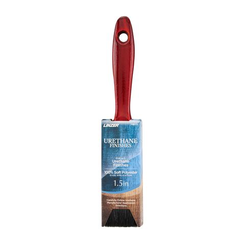 Linzer 1 5 Urethane Finishes Polyester Flat Paint Brush Walmart