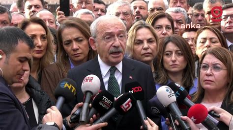 Ankara da hareketli dakikalar Kemal Kılıçdaroğlu Adalet Bakanlığı na