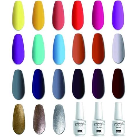 Vishine Lot De Vernis Gel Semi Permanent Couleurs Vari S Avez Base