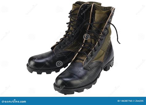 Botas Novas Da Selva Do Teste Padr O Do Ex Rcito Dos EUA Do Tipo