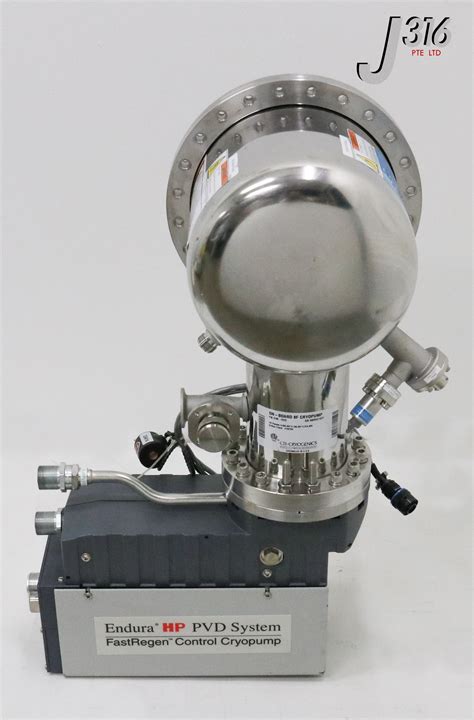 25352 CTI CRYOGENICS CRYOPUMP OB 8F FR LV W RECSSD HTR LD 0190 13372