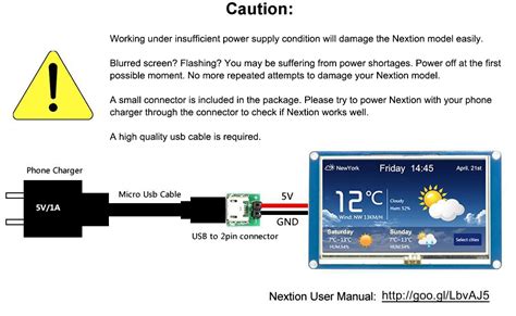 Nextion NX3224T028 Ecran 2 8 HMI TFT LCD tátil