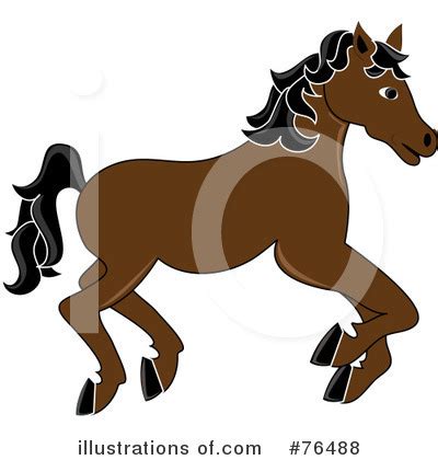 Carousel Horse Clipart #76482 - Illustration by Pams Clipart