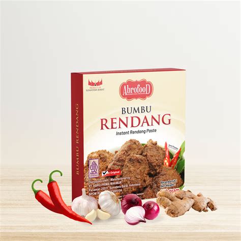 Abrofood Instant Rendang Bumbu Gr Inaexport