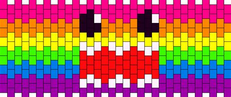 Rainbow Domo Kandi Pattern Kandi Kandi Cuff Kandi Patterns