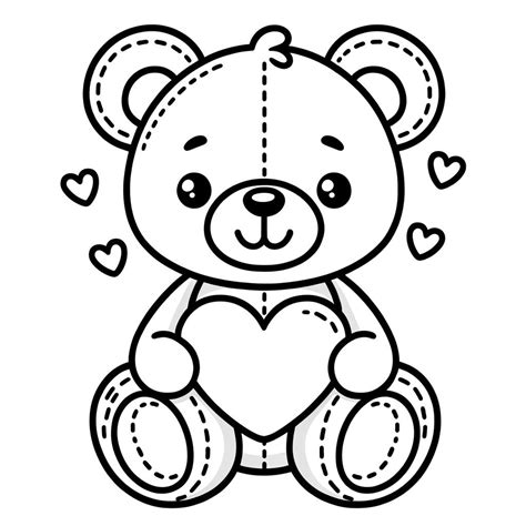 15 Teddy Bear Coloring Pages Teddy Bears Cute Teddy Bear Coloring