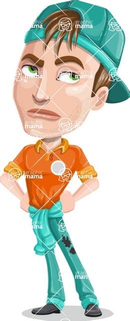 Repairman Cartoon Vector Character 112 Illustrations Rolling Eyes Graphicmama