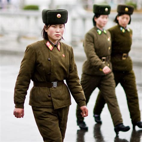 Women in Uniform - (North) Korean army.