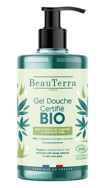 BEAUTERRA gel douche gel chanvre aloé vera bio fl 750 ml Commander