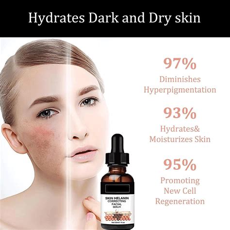 2023 Melanin Correcting Facial Serum Dark Spot Corrector Daily Face