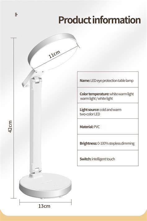 L Mpada De Mesa Led Prote O Ocular E Carregador Usb Europa Online