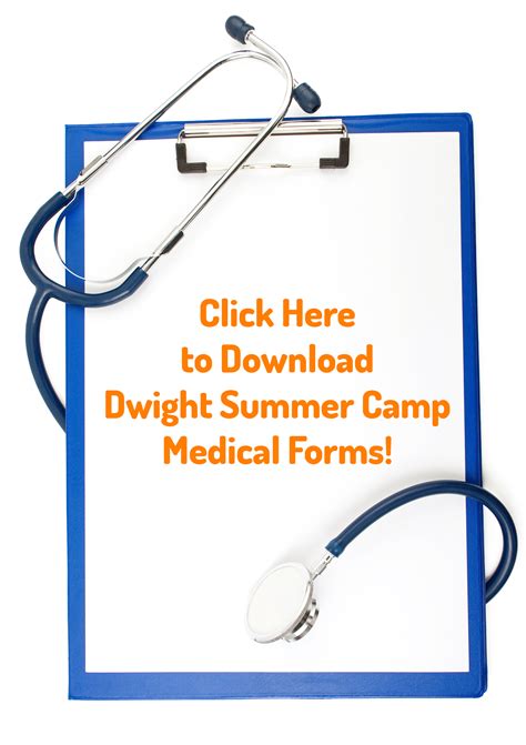 Handbook And Medical Forms Dwight Summer Camp