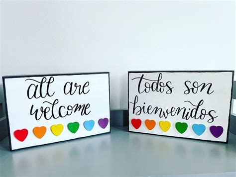 All Are Welcome Classroom Decor Todos Son Bienvenidos Bilingual Door