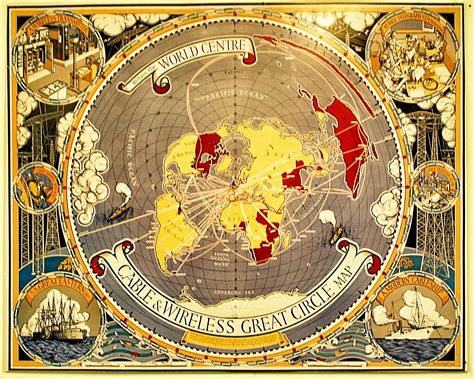 A simple guide to reading a standard great circle map 6