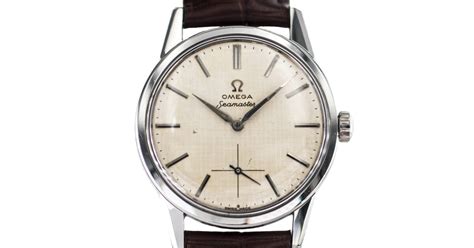 Vintage Omega 14389 Seamaster 1961 Linen Dial Marcels Watch