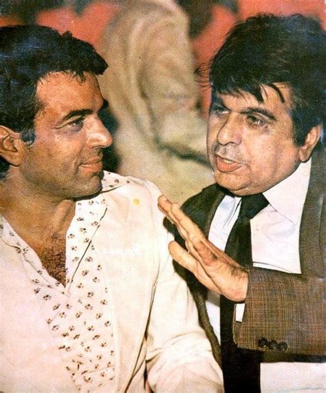 Two Living Legends Of Indian Cinema Dilipkumar Dharmendra Follow