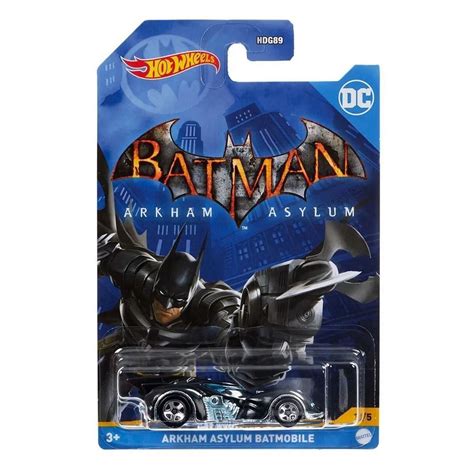 Машинка Hot Wheels DC Batman Arkham Asylum Batmobile HDK74 купить с