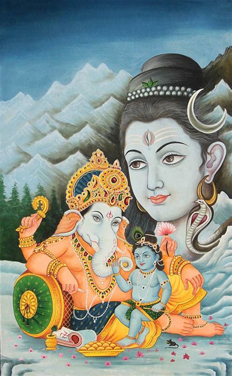 Pin By Suresh Dhawan On Shiva Hindu Art Indian Painting Indian Art